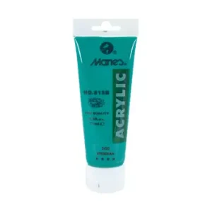 Acrílico En Pomo De 75 Ml. Verde Medio