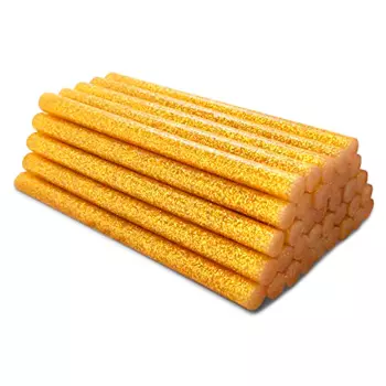 Barra Silicona Glitter Dorada Delgada
