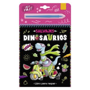 Salvajes Dinosaurios – Libro para Raspar