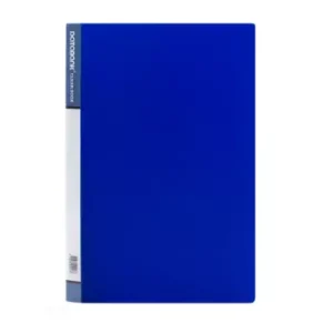 Carpeta Con 20 Fundas Oficio Azul (12 unidades)