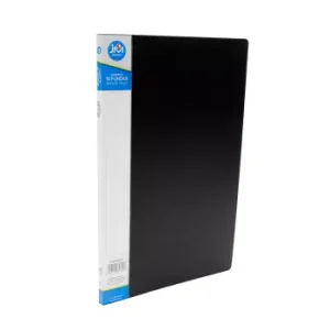 Carpeta Con 10 Fundas Oficio Negra (24 unidades)