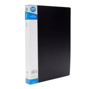 Carpeta Con 60 Fundas Oficio Negra (6 unidades)