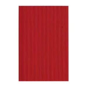 Cartón Microcorrugado Metálico Rojo