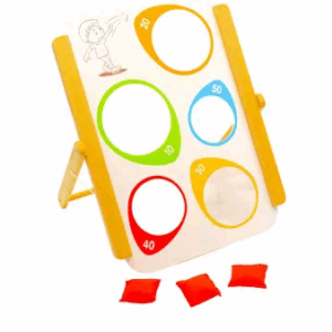 Juego De Lanzamiento Madera 5 Orificios