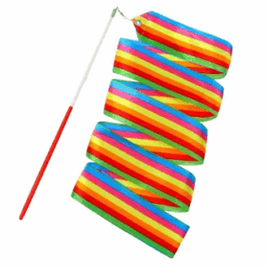 Cinta Ritmica Deportiva Multicolor