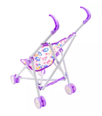 Coche Plegable Paragua Para Muñecas - Imagen 3