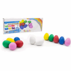 Huevos De Percusión Plástico 12 Unidades