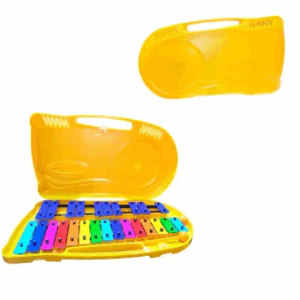 Metalófono 25 Notas Colores Maleta Plástica