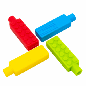 Mordedores Para Lápiz Sensorial Lego