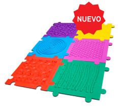 Piso Goma Eva Texturas 6 pcs