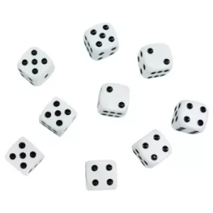 Dados 16mm Blanco