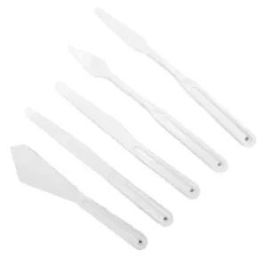 Set De 5 Espátulas Plásticas (12 set de 5 unidades)