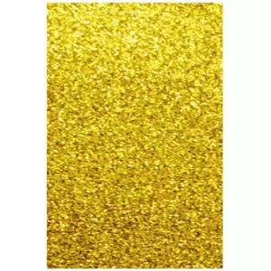Goma Eva Oficio 10 Und.glitter Dorado 20 X 30cm