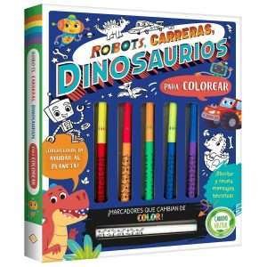 Robots, Carreras, Dinosaurios Para Colorear
