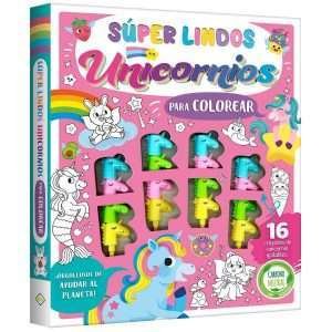 Súper Lindos Unicornios Para Colorear