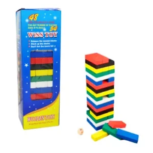 Juego Jenga Madera de Color