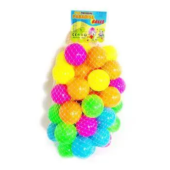 Set De 100 Pelotas Plásticas De Diferentes Colores