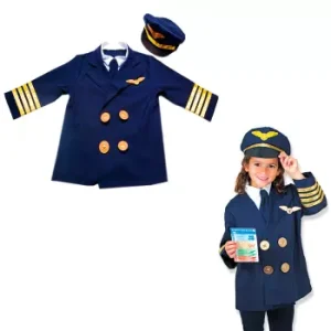 Disfraz Piloto de Avión con Accesorios