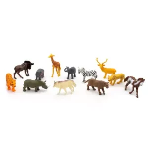 Set de Animales Salvajes 12 Unidades