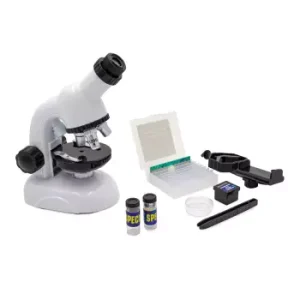 Microscopio Con Luz 1200x Con Accesorios