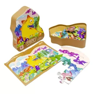 Puzzle De Dinosaurio 48 Piezas