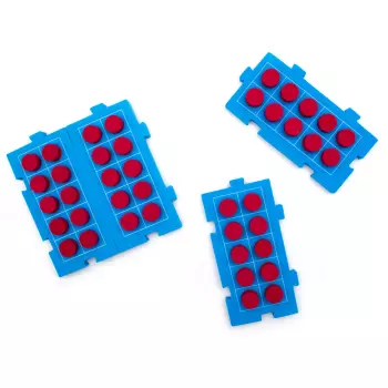 Set 4 Tablero Con 10 Fichas Para Suma Y Resta - Imagen 2