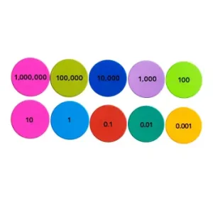 Set 200 Fichas Magnéticas Valor Posicional