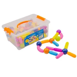 Juego De Construcción Magnetico 100 Piezas