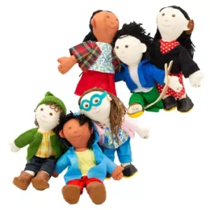 Muñecos De Genero Multi Cultural Set De 6