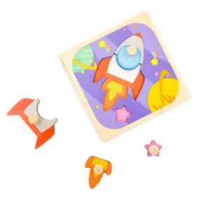 Puzzle Madera Tarugo Cohete