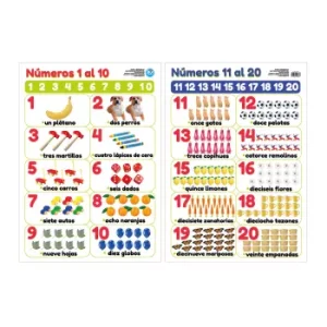 Láminas Números 1-10 / 11-20