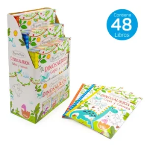Libro Dinosaurios Copia Y Colorea. 48 Unidades