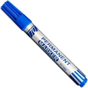 Marcador Permanente Beifa Azul (12 unidades)