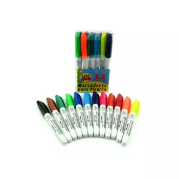 Marcadores Pizarra 12 Colores
