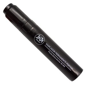 Marcador Porter Permanente Biselado Negro (72 unidades)