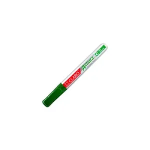 Marcador Permanente Verde Pta. redonda Accura (10 unidades)