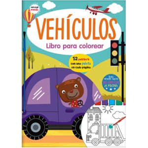 Vehículos: Libro para Colorear