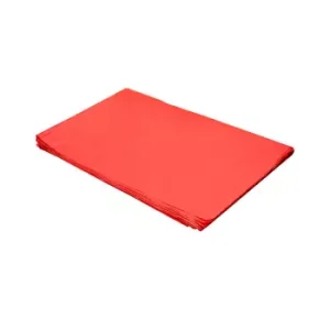 Papel Seda Rojo Bandera 50 X 70 Cm 500 unidades.