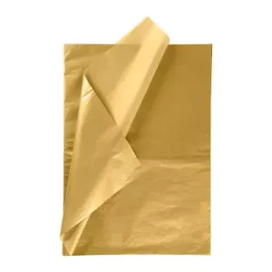 Papel Seda Dorado 50 X 70 Cm 100 unidades