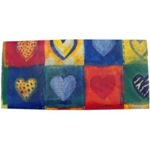 Papel Volantín Con Estampado de Corazón