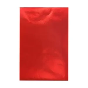Papel Metálico 80gr. Rojo 50x70cm (Pack 50 unidades)