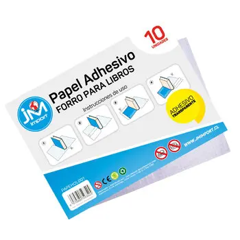 Papel Adhesivo Transparente 50 X 36 Cm10 Hojas (50 paquetes)