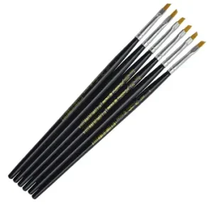 Pincel Tigre Artista 487 N°4 Sintético - Cerámica (6 unidades)