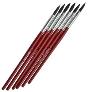 Pincel Tigre Arte 285 N°7 Pelo Pony Acuarela (6 unidades)