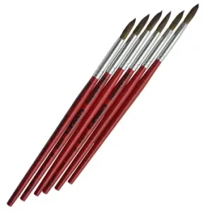 Pincel Tigre Arte 285 N°8 Pelo Pony Acuarela (6 unidades)