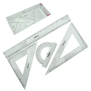 Set Reglas Acrílicas 30 Cm 4 Piezas (24 unidades)