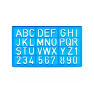 Normógrafo Letras Y Numeros