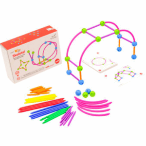 Conectores Geometricos 70 Piezas Con Tarjetas