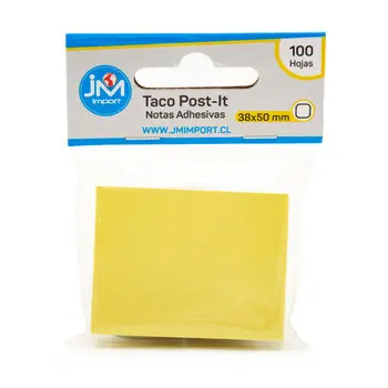 Taco Post It 37,5 X 50 Mm 100 Hojas (24 unidades)