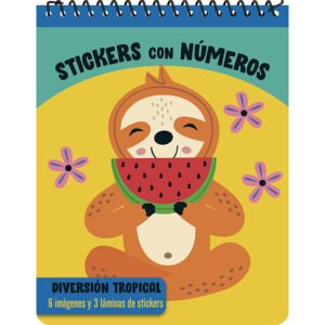 Diversión Tropical – Stickers con Números